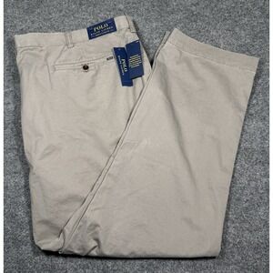 Polo Ralph Lauren Stretch Classic Fit Gray Chino Pants Mens Size 48Bx30 NWT $125